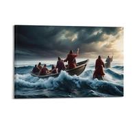 XKUGA Christian Poster Religious Beliefs Jesus Peace Poster Decorative Painting Canvas Wall Posters And Art Picture Print Modern Family Bedroom Decor Posters 12x18inch(30x45cm)