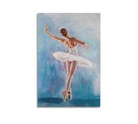 XKUGA Classic Piano Ballet Dance Symphony Poster Music Vintage Modern Decorative Canvas Prints - Ideal Wall Art for Family, Man Cave, Game Room, Boys & Girls Bedroom 12x18inch(30x45cm)