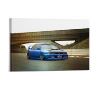 XKUGA JDM Car Poster Impreza WRX STI Japanese Sport Car Poster Decorative Painting Canvas Wall Posters And Art Picture Print Modern Family Bedroom Decor Posters 12x18inch(30x45cm)