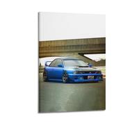 XKUGA JDM Car Poster Impreza WRX STI Japanese Sport Car Poster Decorative Painting Canvas Wall Posters And Art Picture Print Modern Family Bedroom Decor Posters 16x24inch(40x60cm)