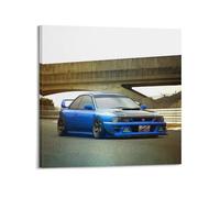 XKUGA JDM Car Poster Impreza WRX STI Japanese Sport Car Poster Decorative Painting Canvas Wall Posters And Art Picture Print Modern Family Bedroom Decor Posters 12x12inch(30x30cm)