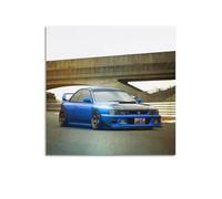 XKUGA JDM Car Poster Impreza WRX STI Japanese Sport Car Poster Decorative Painting Canvas Wall Posters And Art Picture Print Modern Family Bedroom Decor Posters 20x20inch(50x50cm)