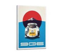 XKUGA Legendary Racing 906 Carrera 6 Supercar Poster Poster Decorative Painting Canvas Wall Posters And Art Picture Print Modern Family Bedroom Decor Posters 12x18inch(30x45cm)
