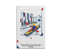 XKUGA Penguin Colony Ice Shelf Antarctica Kayaking Poster Modern Decorative Canvas Prints - Ideal Wall Art for Family, Man Cave, Game Room, Boys & Girls Bedroom 20x30inch(50x75cm)