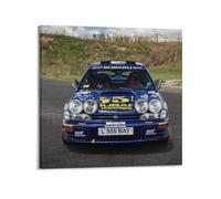 XKUGA Rally Cars Poster Wrc Subaru Impreza Sports Car Poster Decorative Painting Canvas Wall Posters And Art Picture Print Modern Family Bedroom Decor Posters 24x24inch(60x60cm)