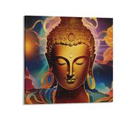 XKUGA Religion Artwork Poster The Great Buddha Poster Decorative Painting Canvas Wall Posters And Art Picture Print Modern Family Bedroom Decor Posters 28x28inch(70x70cm)