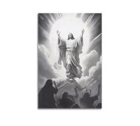 XKUGA Religion Poster Christianity Great Jesus 10 Poster Decorative Painting Canvas Wall Posters And Art Picture Print Modern Family Bedroom Decor Posters 24x36inch(60x90cm)