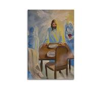 XKUGA Religion Poster Christianity Great Jesus Poster Decorative Painting Canvas Wall Posters And Art Picture Print Modern Family Bedroom Decor Posters 20x30inch(50x75cm)
