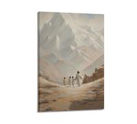 XKUGA Religion Poster Jesus And The Believers Poster Decorative Painting Canvas Wall Posters And Art Picture Print Modern Family Bedroom Decor Posters 12x18inch(30x45cm)