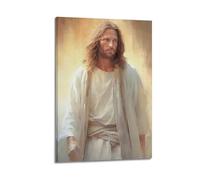 XKUGA Religion Poster The Great Jesus The Savior Poster Decorative Painting Canvas Wall Posters And Art Picture Print Modern Family Bedroom Decor Posters 24x36inch(60x90cm)