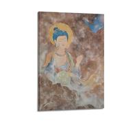 XKUGA Religious Artwork Poster The Great Buddha Poster Decorative Painting Canvas Wall Posters And Art Picture Print Modern Family Bedroom Decor Posters 12x18inch(30x45cm)