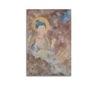 XKUGA Religious Artwork Poster The Great Buddha Poster Decorative Painting Canvas Wall Posters And Art Picture Print Modern Family Bedroom Decor Posters 24x36inch(60x90cm)