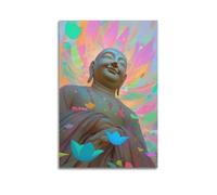 XKUGA Religious Buddhism Artwork Poster The Great Buddha Poster Decorative Painting Canvas Wall Posters And Art Picture Print Modern Family Bedroom Decor Posters 20x30inch(50x75cm)