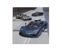 XKUGA Supercar Poster Project One Valkyrie Spider Valhalla Poster Decorative Painting Canvas Wall Posters And Art Picture Print Modern Family Bedroom Decor Posters 16x16inch(40x40cm)