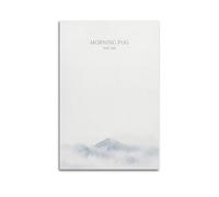 XKUGA Zen Landscape Poster Morning Fog Soft Mountain Meditation Modern Decorative Canvas Prints - Ideal Wall Art for Family, Man Cave, Game Room, Boys & Girls Bedroom 16x24inch(40x60cm)