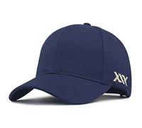 XKUN Baseball cap 58-60 60-68Cm Large Head Man Big Size Causal Peaked Hats Cool Hip Hop Hat Man Plus Size Baseball Caps-Deep Blue,Xl 60-68Cm