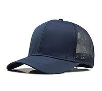 XKUN Baseball cap Xxl 62-68Cm Big Head Man Plus Size Baseball Cap Men Summer Thin Polyester Mesh Trucker Hat Male 3D Embroidery-Navy Blue,Xxl 62-68Cm