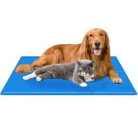 XL 120cm x 75cm Dog Cooling Mat - Self-Cooling Gel Pad with Thermoregulating Technology, Durable & Non-Toxic Pet Mat for Heat Relief - Vet-Approved Summer Essential for Dogs & Cats (XXL(70 * 110cm))