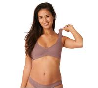 Sloggi Women's Zero Feel Lace 2.0 Bralette Bustier, Cacao, XL