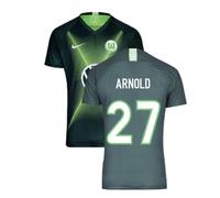 (XL) 2019-2020 VFL Wolfsburg Home Nike Football Shirt (ARNOLD 27)