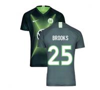 (XL) 2019-2020 VFL Wolfsburg Home Nike Football Shirt (BROOKS 25)