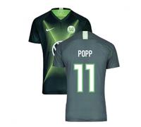 (XL) 2019-2020 VFL Wolfsburg Home Nike Football Shirt (Popp 11)