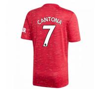 (XL) 2020-2021 Man Utd Adidas Home Football Shirt (CANTONA 7)