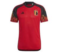 adidas Belgium Home Shirt 2022 2023 Adults XL Red/Black
