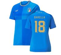 (XL) 2022-2023 Italy Home Shirt (Ladies) (BARELLA 18)