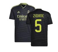 (XL) 2022-2023 Real Madrid Third Shirt (ZIDANE 5)