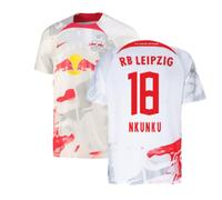 (XL) 2022-2023 Red Bull Leipzig Home Shirt (White) (NKUNKU 18)
