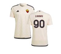 (XL) 2023-2024 Roma Away Shirt (LUKAKU 90)