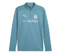 (XL) 2024-2025 Marseille Training 1/4 Zip Top (Bold Blue)