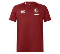 Canterbury Mens British and Irish Lions Polo Shirt 2024 Red Dahlia XL