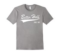 (XL) 20th Anniversary gifts Better Half Since 1997 Couple Tshirt-Father's Day