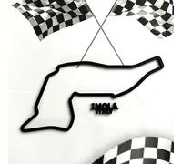 XL 30cm Formula 1 Circuit Wall Art - Grand Prix Race Track Sculpture - Motorsport Gift - Monaco - Spa - Monza - Any Track (Italy - Imola)
