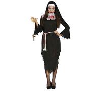 Zombie Nun Ladies Halloween Fancy Dress Costume UK 8-16