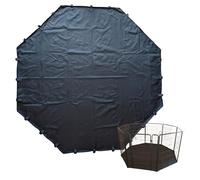 XL 8-Side Waterproof Base Liner Mat (Mat Only, Cage Not Included) - Fits 8-Sided Pet Pens 82 cm Per Side - 198 cm x 198 cm - Heavy Duty 600D Floor Cover for Pets - by Speedwellstar