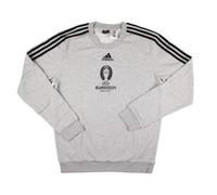 (XL) adidas Euro 2024 Official Emblem Crew Sweat (Grey)