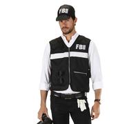 (XL) Adult FBI Police Costume