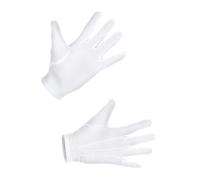 (XL) Adult white short gloves