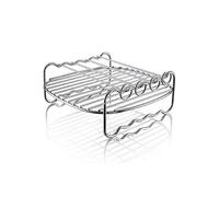XL Air Fryer Accessories-Air Fryer Rack Set, Multi-purpose Double Layer Rack with Skewer, Compatible for Ninja Power Airfryer Philips