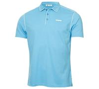 (XL, Aquarius) Calvin Klein Mens San Marcos Moisture Wicking Golf Technical Polo Shirt