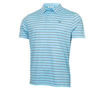 (XL, Aquarius) Calvin Klein Mens Winchester Moisture Wicking Breathable Golf Polo Shirt