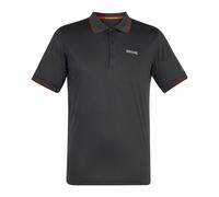 (XL, Ash/Rusty Orange) Regatta Mens Remex II Jersey Polo Shirt
