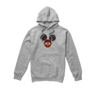 (XL, Athletic Heather Grey) Sesame Street Unisex Adult Gabrielle Face Heather Hoodie