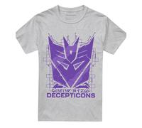 (XL, Athletic) Transformers Unisex Adult Generations Tech Icon Decepticons Logo Heather T-Shirt