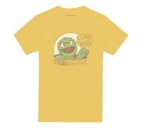 (XL, Banana Yellow) Sesame Street Unisex Adult I Love Trash T-Shirt