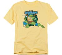 (XL, Banana Yellow) TMNT Unisex Adult Leads Leonardo T-Shirt