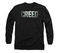(XL, Black) Creed Unisex Adult Logo Long-Sleeved T-Shirt